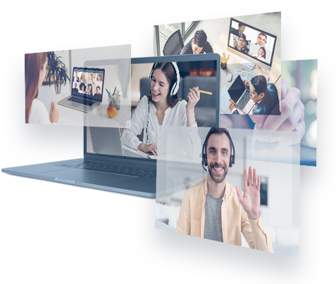 virtual meeting video call meeting